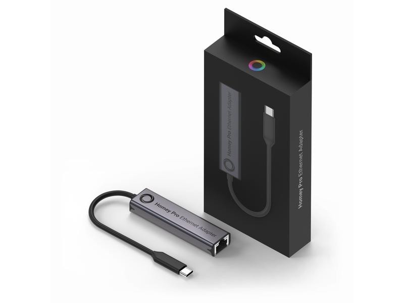 Athom Smart Home Homey Pro Ethernet Adapter USB-C zu RJ45
