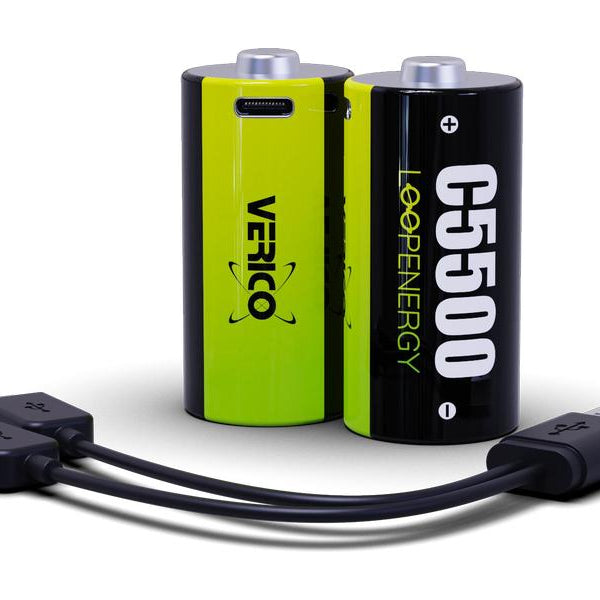 Verico Akku 2x C 1.5 3700 mAh