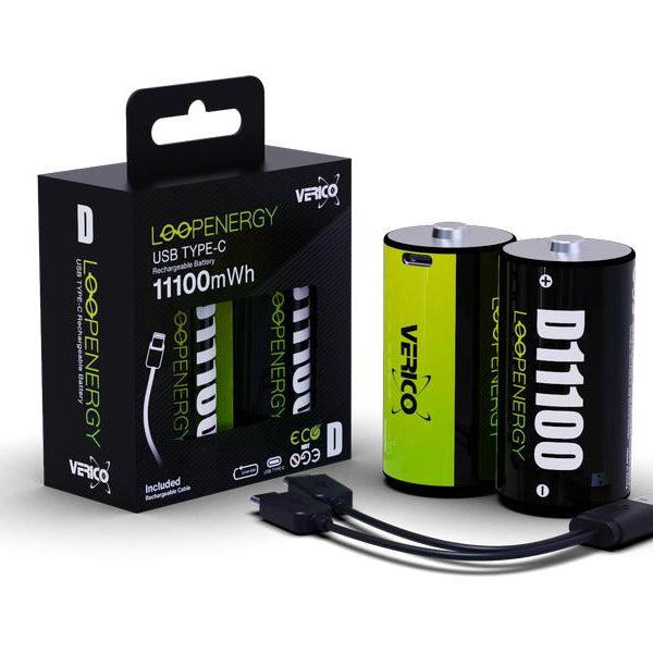 Verico Akku 2x D 1.5 7400mAh