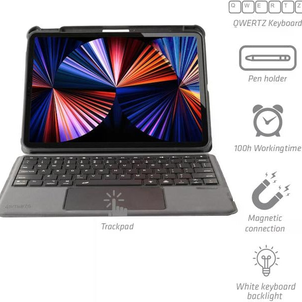 4smarts Tablet Tastatur Cover Solid Pro für iPad 10th Gen. CH