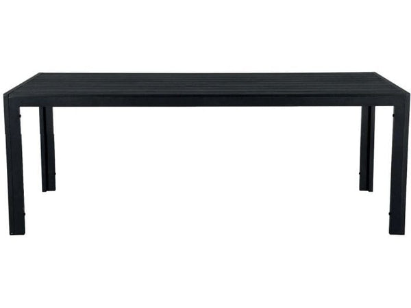 Schou Tisch Noah, 205 x 90 cm, Schwarz