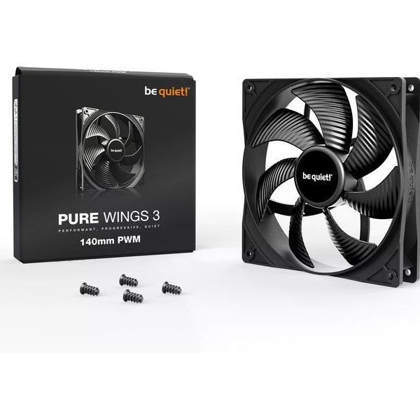 be quiet! PC-Lüfter Pure Wings 3 PWM high-speed 140 mm