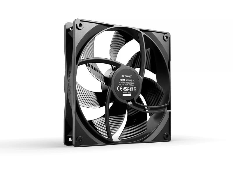 be quiet! PC-Lüfter Pure Wings 3 PWM high-speed 140 mm