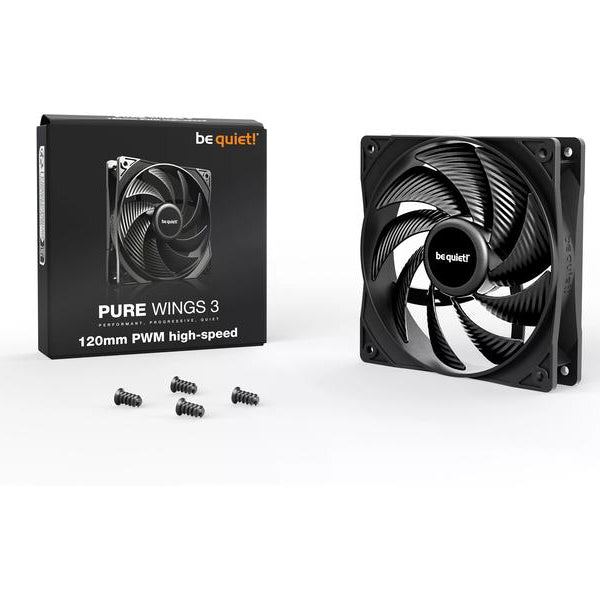 be quiet! PC-Lüfter Pure Wings 3 PWM high-speed 120 mm