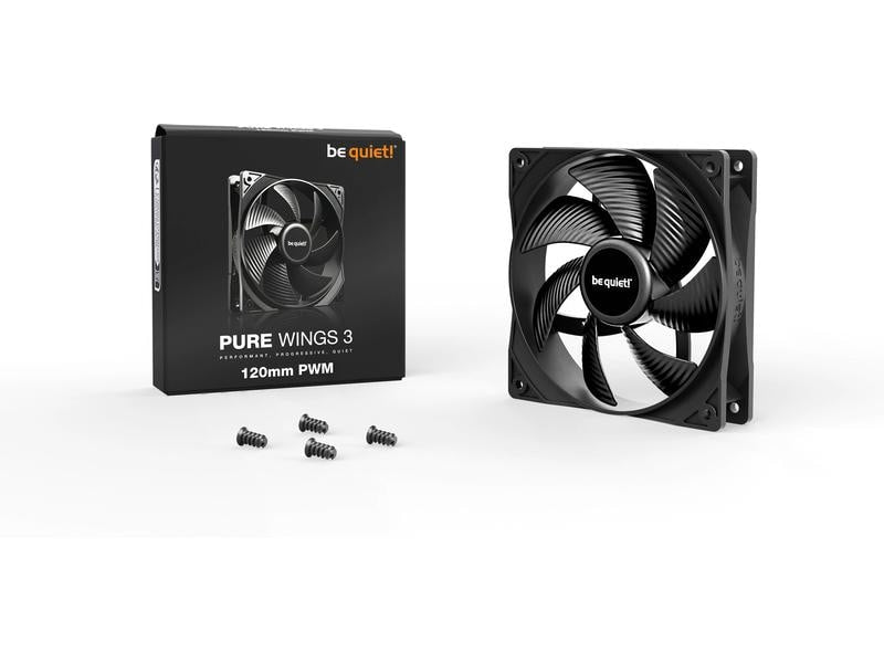 be quiet! PC-Lüfter Pure Wings 3 PWM 120 mm