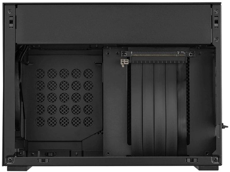 Lian Li A4-H2O X4 Mini-ITX Gehäuse inkl. PCIE4.0 Riserkabel - schwarz