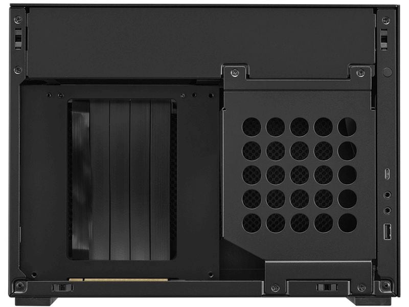 Lian Li A4-H2O X4 Mini-ITX Gehäuse inkl. PCIE4.0 Riserkabel - schwarz