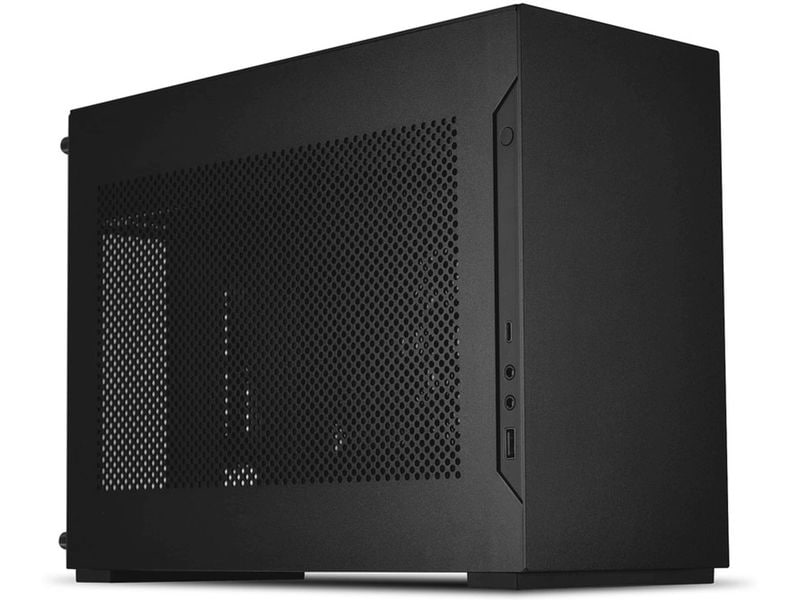 Lian Li A4-H2O X4 Mini-ITX Gehäuse inkl. PCIE4.0 Riserkabel - schwarz