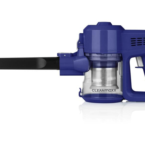 CLEANmaxx Akku-Hand- und Stielsauger Blau/Silber