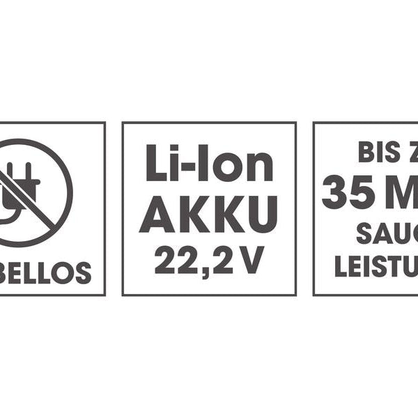 CLEANmaxx Akku-Hand- und Stielsauger Blau/Silber