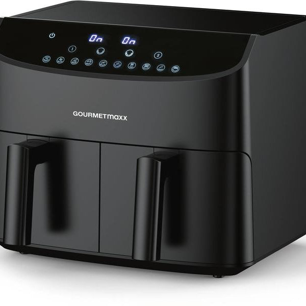 GOURMETmaxx Heissluft-Fritteuse 6 kg, Schwarz