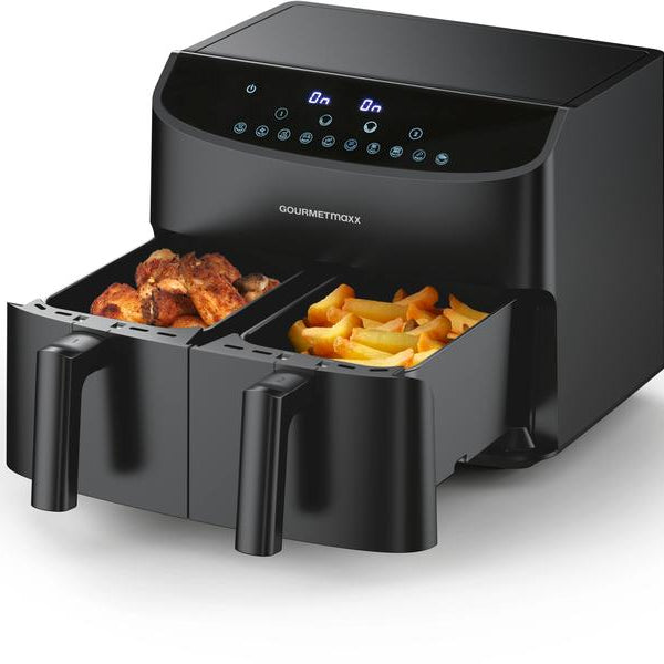 GOURMETmaxx Heissluft-Fritteuse 6 kg, Schwarz