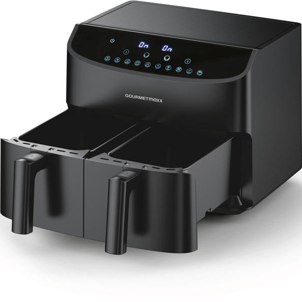 GOURMETmaxx Heissluft-Fritteuse 6 kg, Schwarz