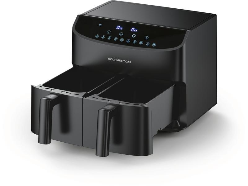 GOURMETmaxx Heissluft-Fritteuse 6 kg, Schwarz