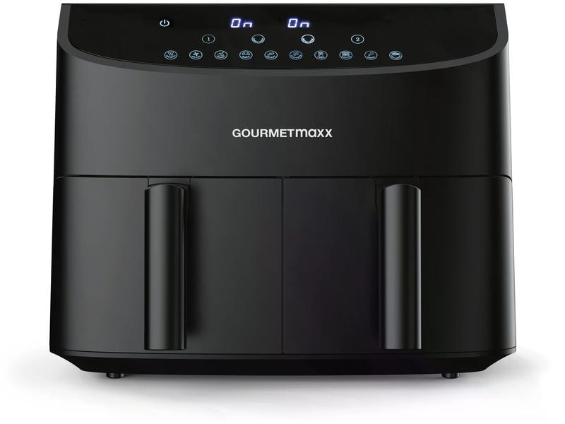 GOURMETmaxx Heissluft-Fritteuse 6 kg, Schwarz