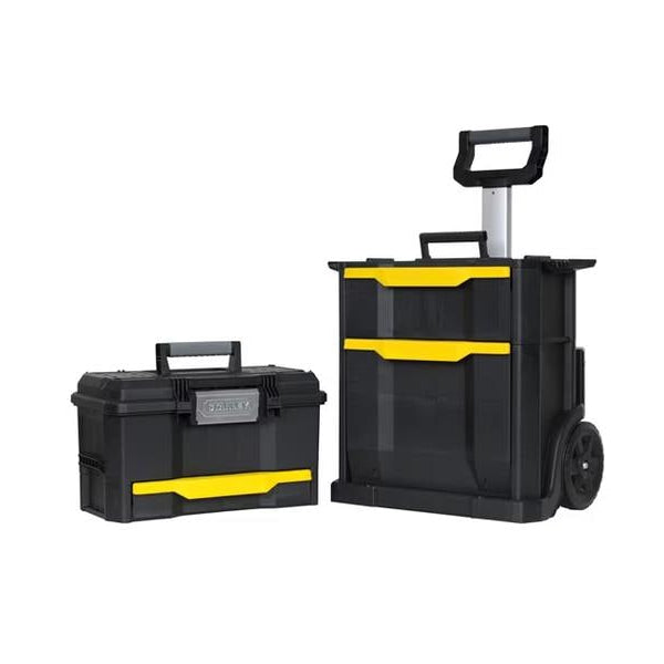Stanley Werkzeugbox 2-in-1 mit Rollen