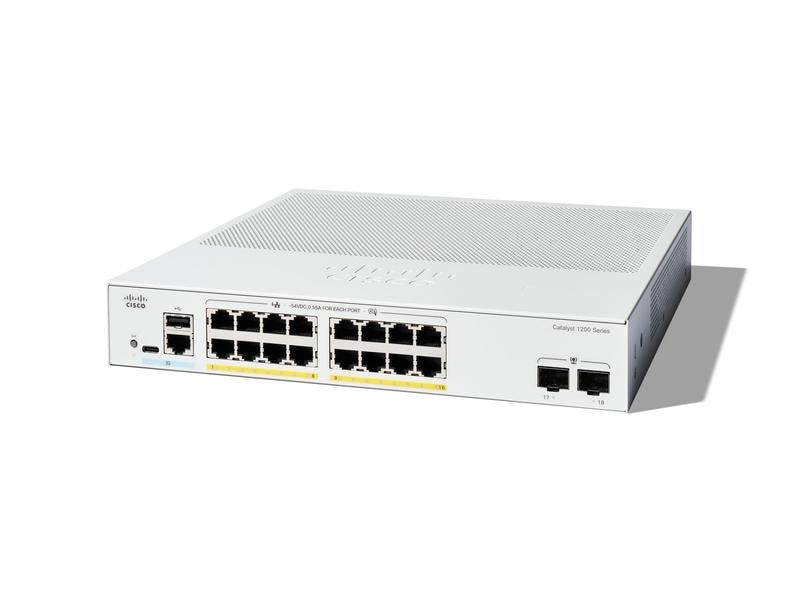 Cisco Switch Catalyst C1200-16T-2G 18 Port