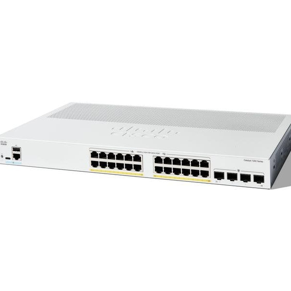 Cisco PoE+ Switch Catalyst C1200-24FP-4X 28 Port