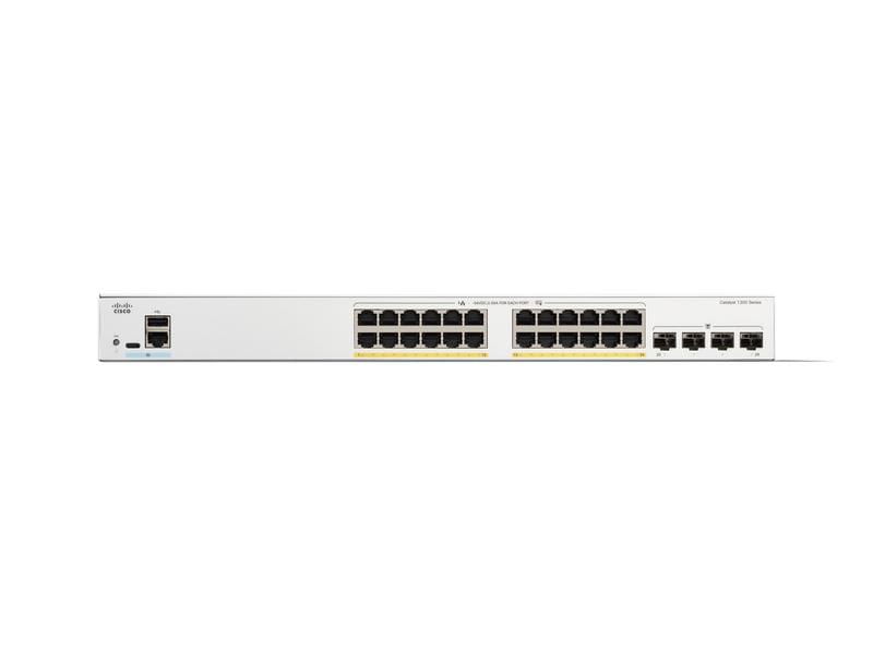Cisco PoE+ Switch Catalyst C1200-24FP-4X 28 Port