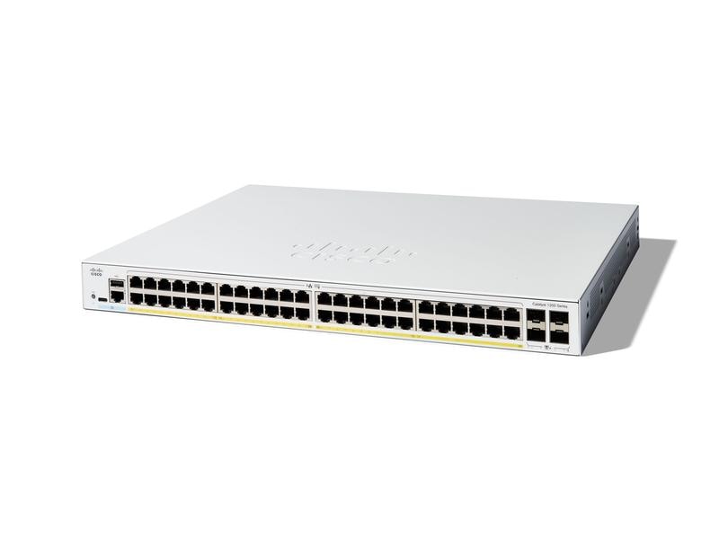 Cisco PoE+ Switch Catalyst C1200-48P-4X 52 Port
