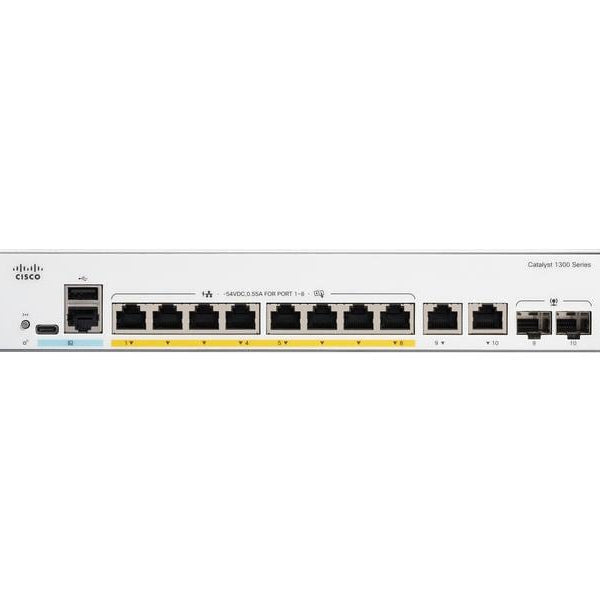 Cisco Switch Catalyst C1300-8T-E-2G 10 Port