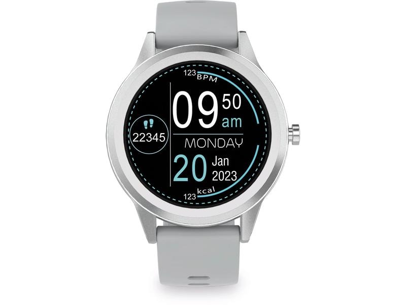 KSiX Smartwatch Globe Silver