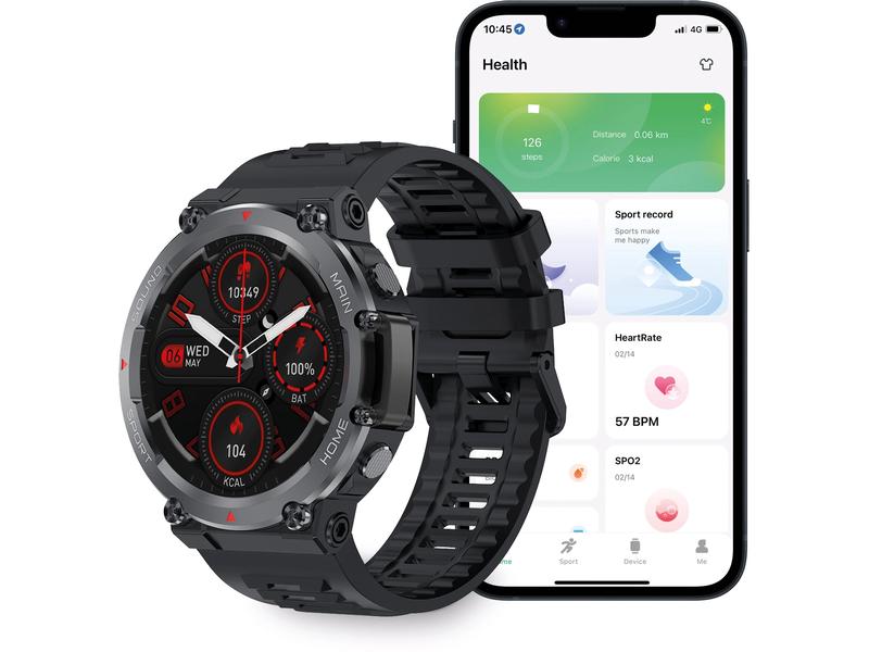 KSiX Smartwatch Oslo Black