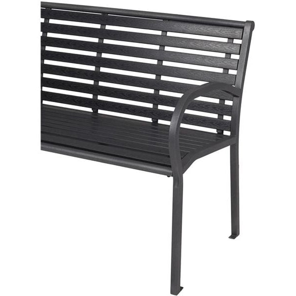 Schou Gartenbank Karla 124 x 60 x 79cm – Schwarz