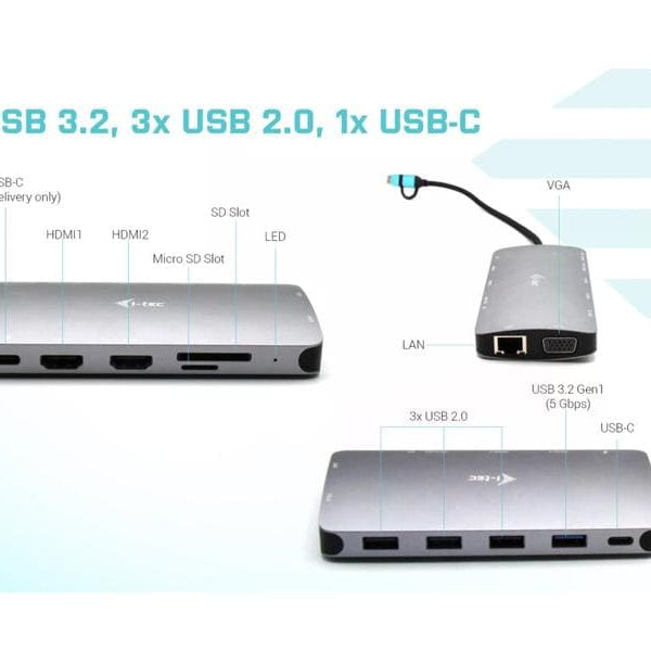 i-tec Dockingstation USB 3.0 USB-C/Thunderbolt 3x Display