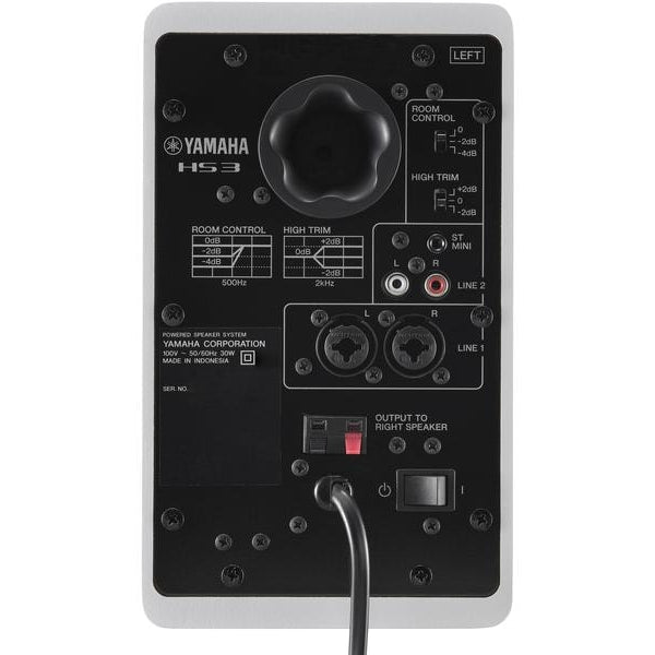 Yamaha Studiomonitore HS3 Weiss