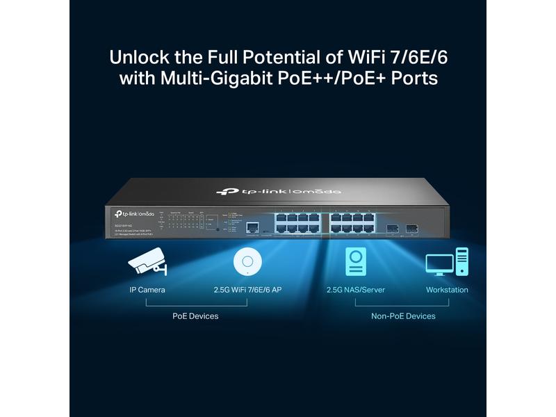TP-Link PoE+ Switch SG3218XP-M2 18 Port