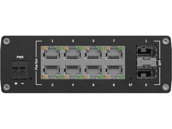 Teltonika Rail PoE+ Switch TSW202 10 Port