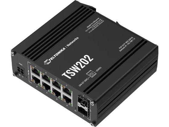 Teltonika Rail PoE+ Switch TSW202 10 Port