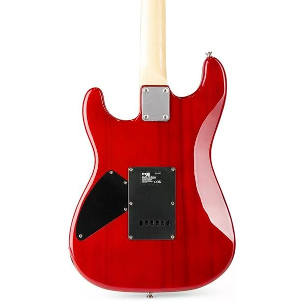 MAX E-Gitarre GigKit Quilted Style Rot