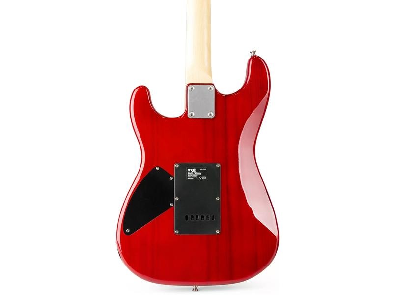 MAX E-Gitarre GigKit Quilted Style Rot