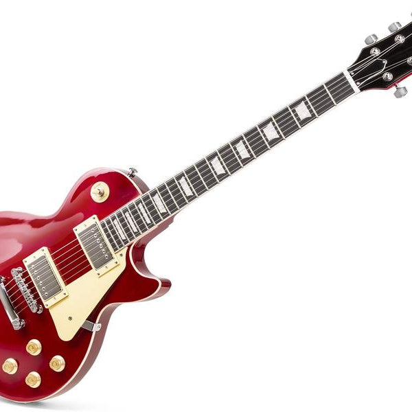 MAX E-Gitarre GigKit LP Style Rot