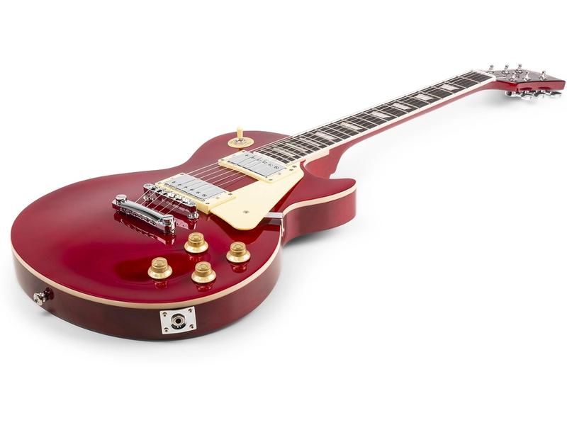 MAX E-Gitarre GigKit LP Style Rot