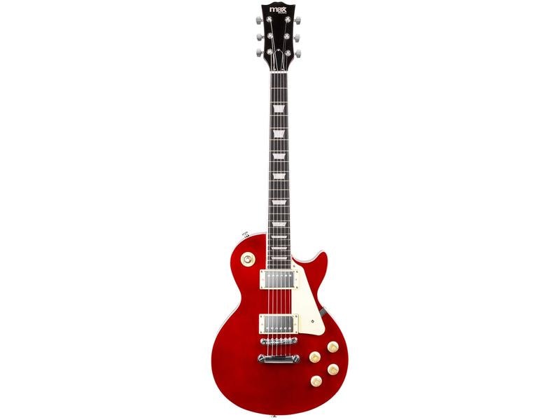 MAX E-Gitarre GigKit LP Style Rot