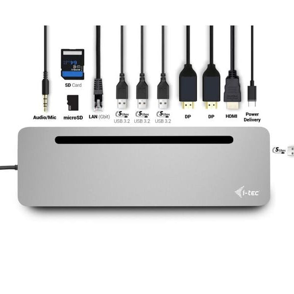 i-tec Dockingstation USB-C 3x 4K Display PD 100W