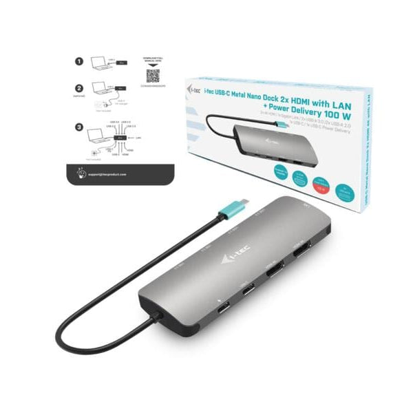 i-tec Dockingstation USB-C 4K Metal Nano Dock HDMI