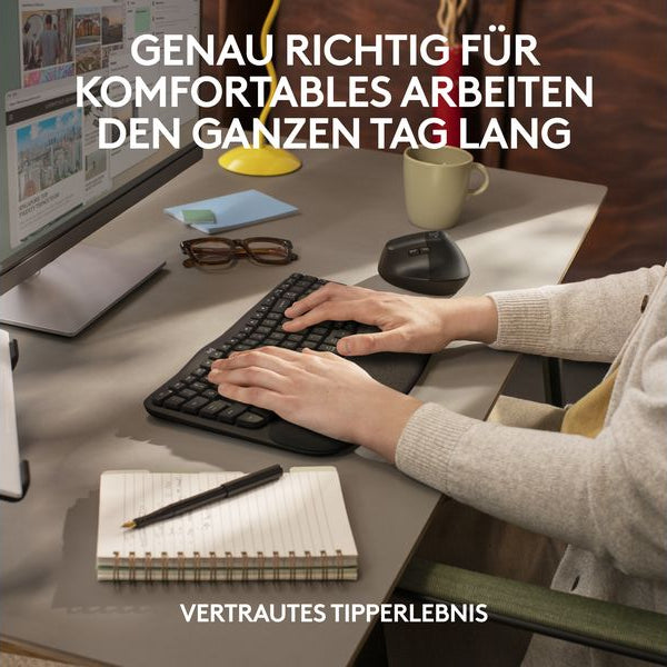 Logitech Tastatur Wave Keys for Business