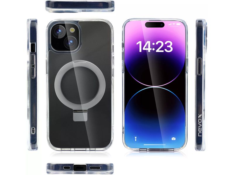 Nevox StyleShell SHOCKFlex iPhone 15 Plus Transparent