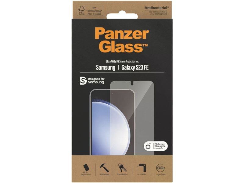 Panzerglass Displayschutz Ultra Wide Fit Galaxy S23 FE