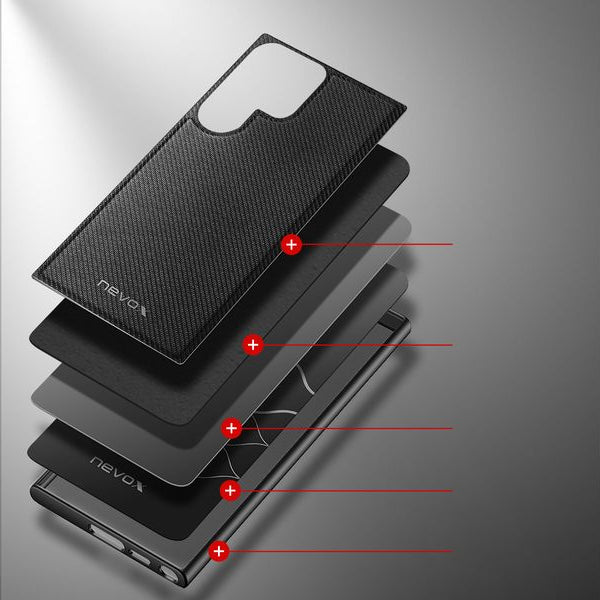 Nevox Back Cover StyleShell Nylo Galaxy S24 Ultra Schwarz