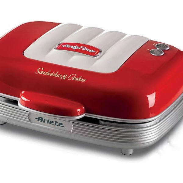 Ariete Multifunktionsgrill Party Time ARI-1972-RD 700 W, Rot/Weiss