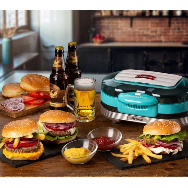 Ariete Hamburger-Grill Party Time ARI-205-BL 1200 W, Blau