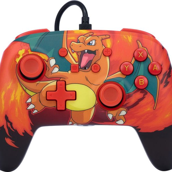 Power A Enhanced Wired Controller Pokémon: Charizard Vortex