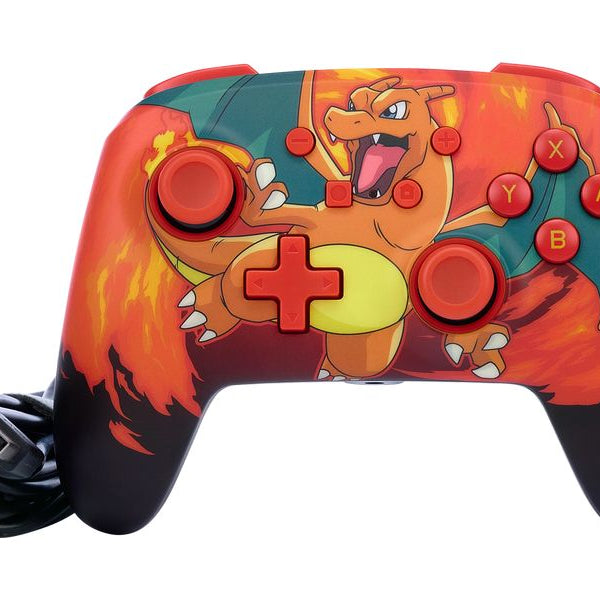 Power A Enhanced Wired Controller Pokémon: Charizard Vortex