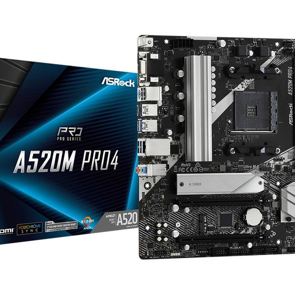 ASRock Mainboard A520M Pro4