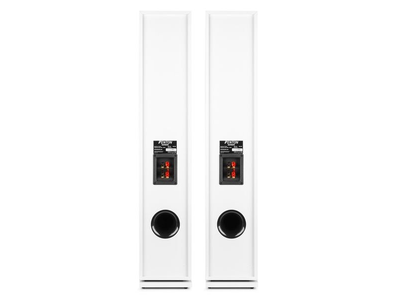 Fenton Standlautsprecher Paar SHF80W Weiss